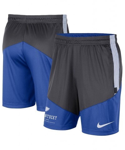 Men's Anthracite and Royal Kentucky Wildcats Team Performance Knit Shorts $30.24 Shorts