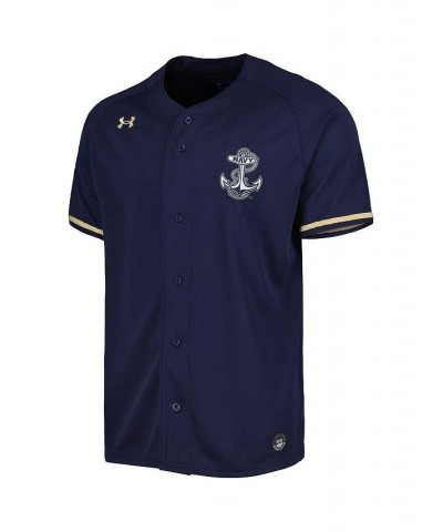 Men's Navy Navy Midshipmen Replica Baseball Jersey $33.60 Jersey