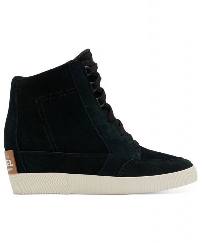 Out N About II Lace-Up Wedge Sneakers Black $70.50 Shoes