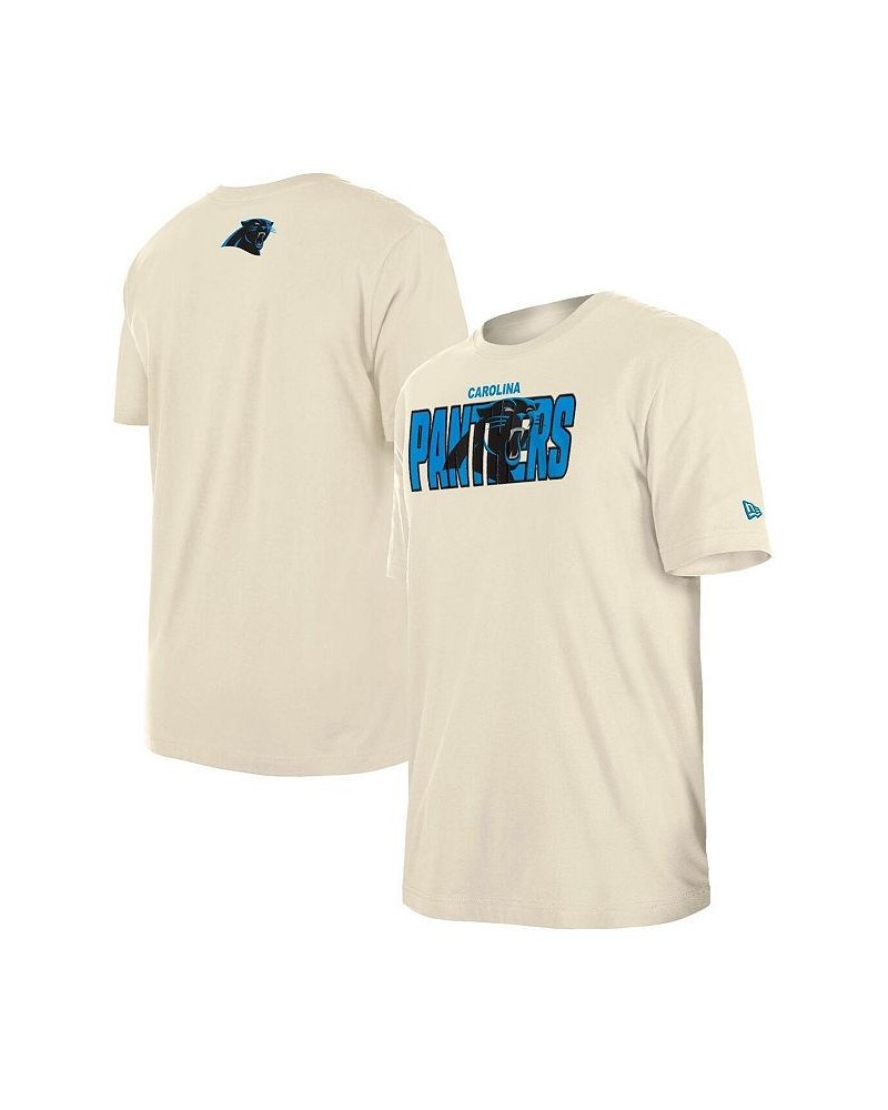 Men's Cream Carolina Panthers 2023 NFL Draft T-shirt $24.20 T-Shirts