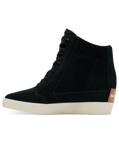 Out N About II Lace-Up Wedge Sneakers Black $70.50 Shoes