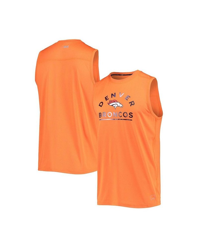 Men's Orange Denver Broncos Rebound Tank Top $30.79 T-Shirts