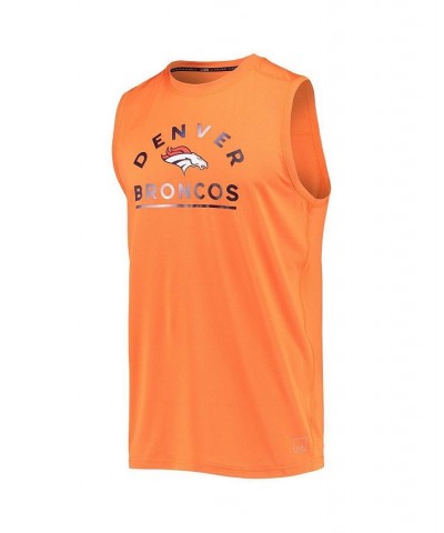 Men's Orange Denver Broncos Rebound Tank Top $30.79 T-Shirts