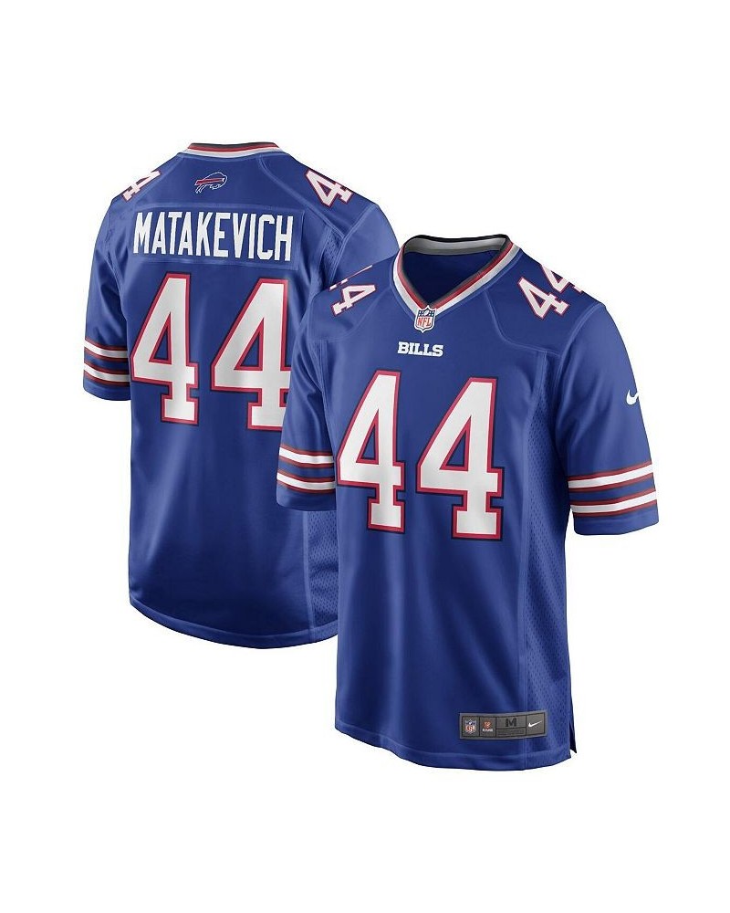 Men's Tyler Matakevich Royal Buffalo Bills Game Player Jersey $42.00 Jersey