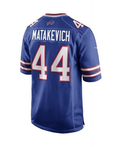 Men's Tyler Matakevich Royal Buffalo Bills Game Player Jersey $42.00 Jersey