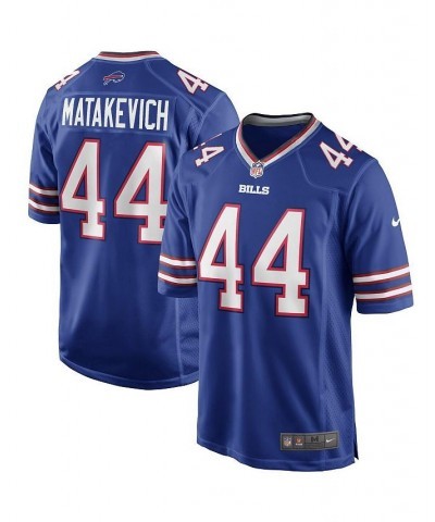 Men's Tyler Matakevich Royal Buffalo Bills Game Player Jersey $42.00 Jersey