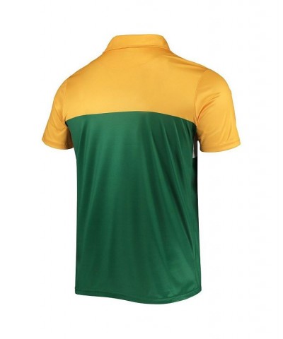 Men's Gold, Green Green Bay Packers Retro Colorblock Polo Shirt $26.95 Polo Shirts