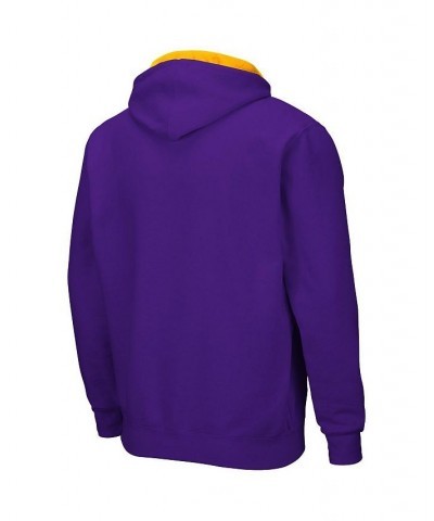 Men's Purple ECU Pirates Arch and Logo 3.0 Full-Zip Hoodie $31.19 Sweatshirt