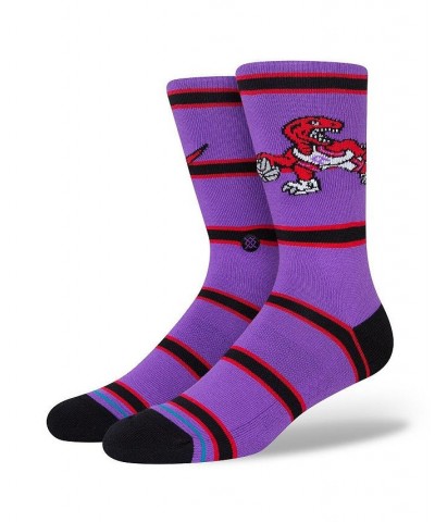 Men's Toronto Raptors Hardwood Classics Stripes Crew Socks $14.99 Socks