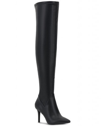 Women's Abrine Over-The-Knee Boots Red $27.69 Shoes