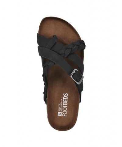 Harrington Women's Footbed Sandals Brown $33.81 Shoes