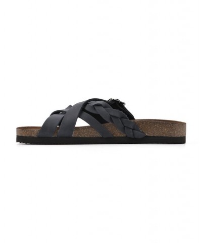 Harrington Women's Footbed Sandals Brown $33.81 Shoes