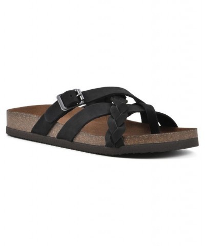 Harrington Women's Footbed Sandals Brown $33.81 Shoes