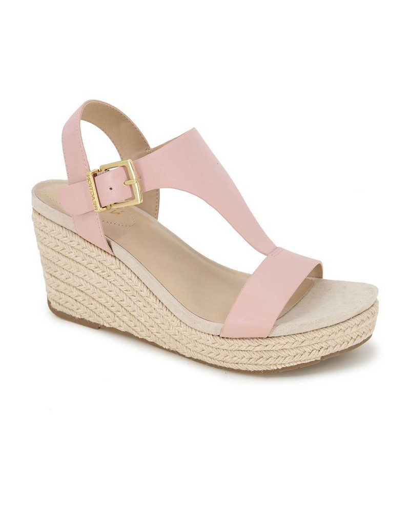 Women's Card Wedge Espadrille Sandals PD04 $53.46 Shoes