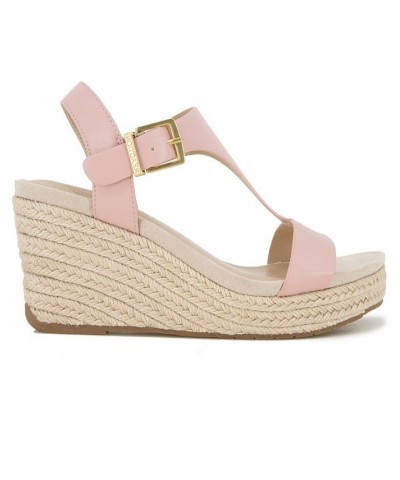 Women's Card Wedge Espadrille Sandals PD04 $53.46 Shoes