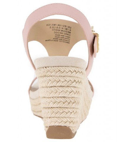 Women's Card Wedge Espadrille Sandals PD04 $53.46 Shoes