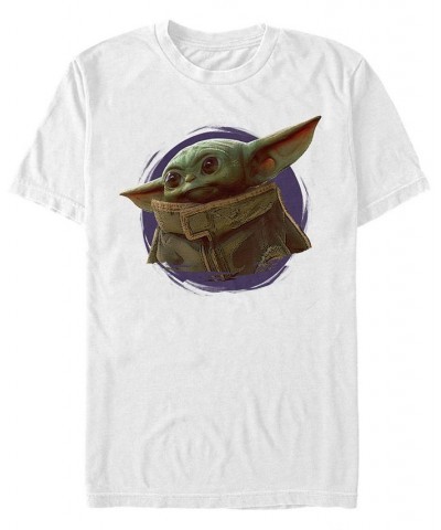 Star Wars The Mandalorian The Child Purple Smoke Short Sleeve Men's T-shirt Black $17.84 T-Shirts