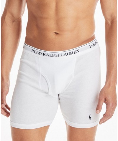 Men's Classic-Fit Boxer Briefs, 3-Pack White $27.50 Underwear