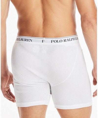 Men's Classic-Fit Boxer Briefs, 3-Pack White $27.50 Underwear