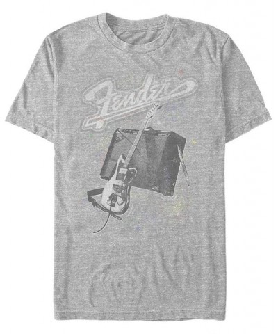 Men's Space Fender Short Sleeve Crew T-shirt Gray $17.50 T-Shirts