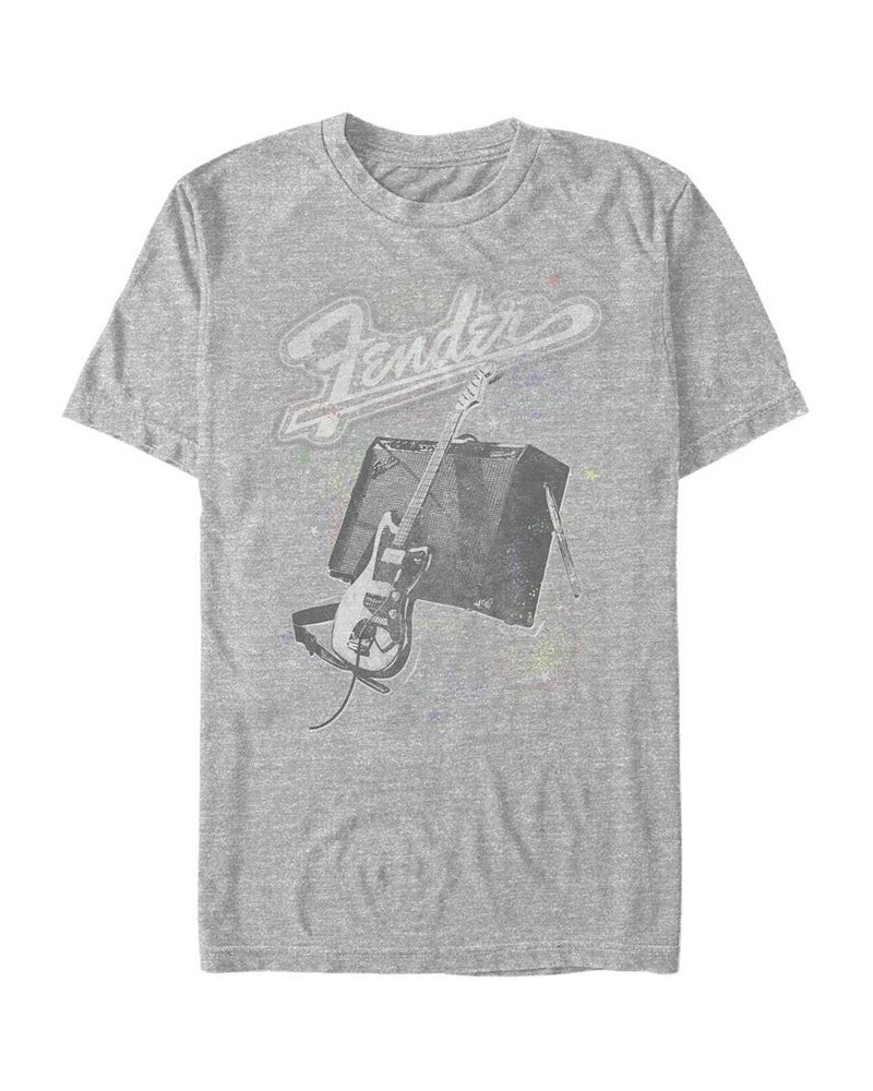 Men's Space Fender Short Sleeve Crew T-shirt Gray $17.50 T-Shirts