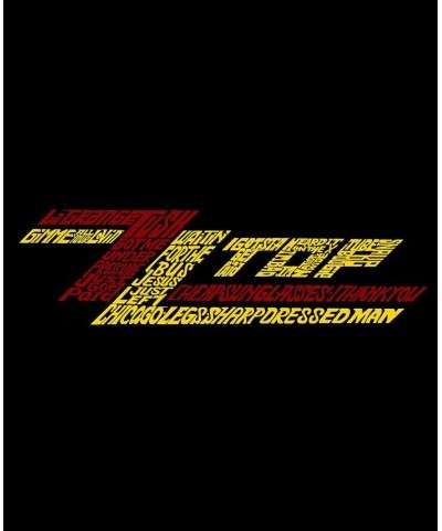 Men's Word Art ZZ Top Crew Sweatshirt Black $28.49 Sweatshirt