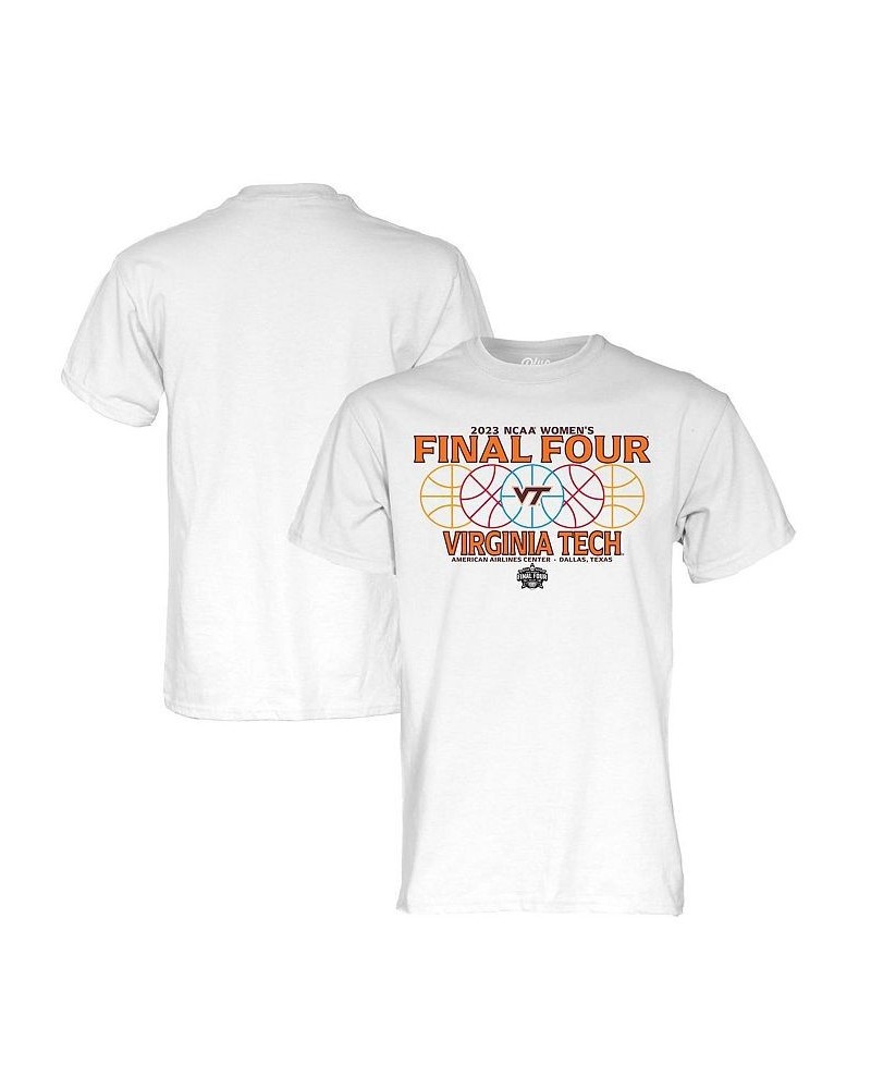 Men's White Virginia Tech Hokies 2023 NCAA Women's Basketball Tournament March Madness Final Four Gear T-shirt $19.20 T-Shirts