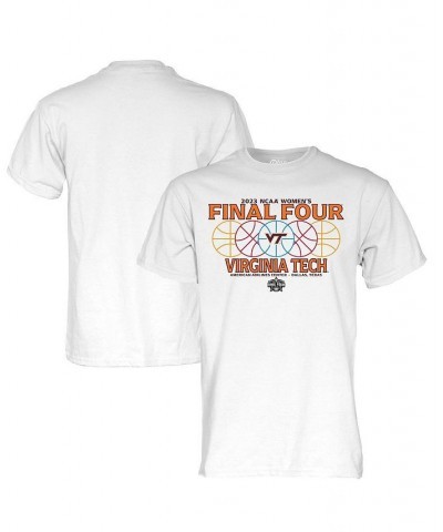 Men's White Virginia Tech Hokies 2023 NCAA Women's Basketball Tournament March Madness Final Four Gear T-shirt $19.20 T-Shirts