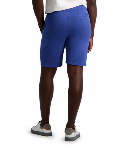 Men's French Terry Shorts with Zipper on Side Blue $68.11 Shorts