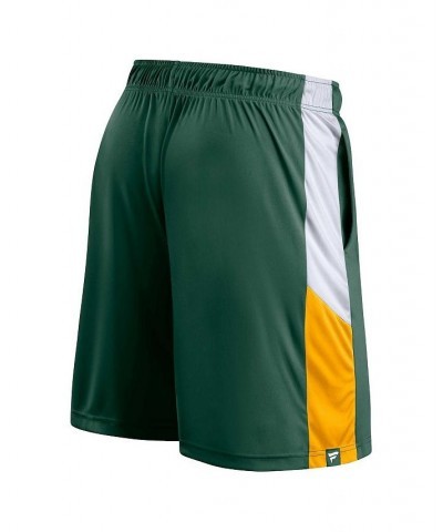 Men's Branded Green Oakland Athletics Champion Rush Color Block Shorts $19.35 Shorts