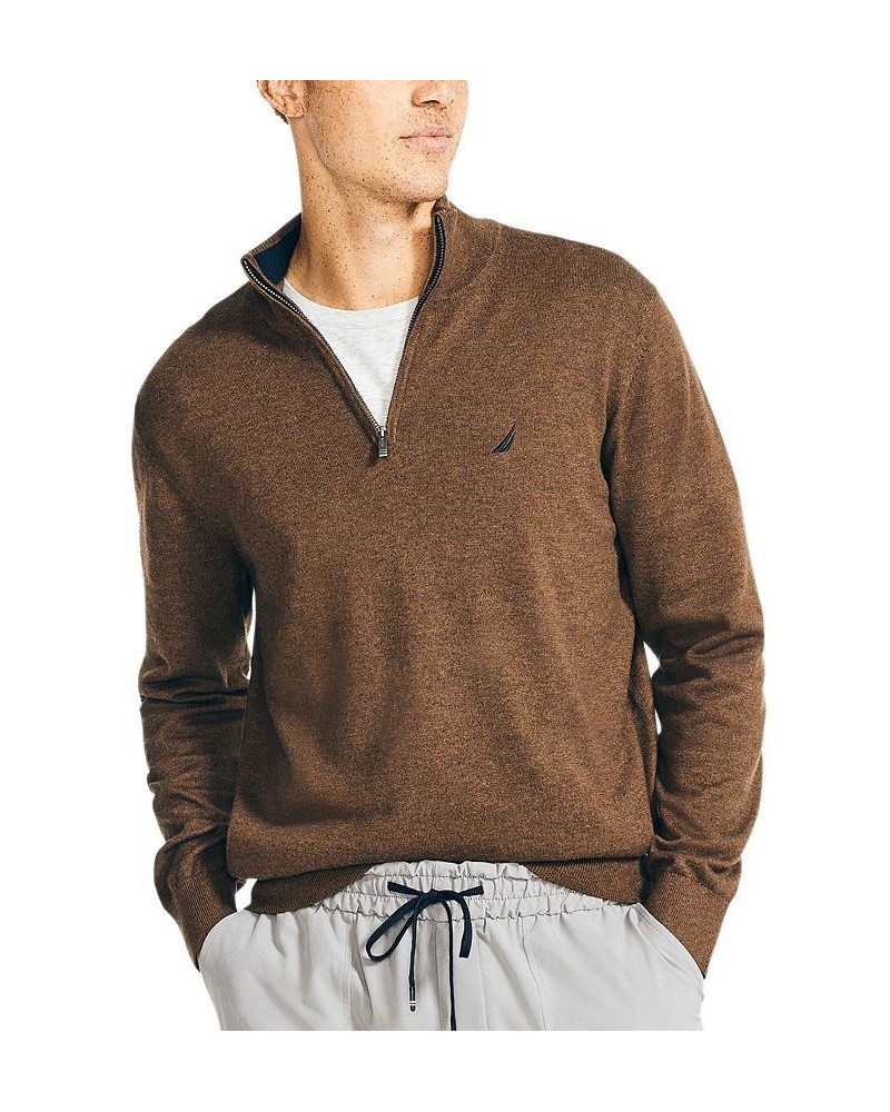 Men's Navtech Classic-Fit Solid Quarter Zip Sweater PD05 $22.06 Sweaters