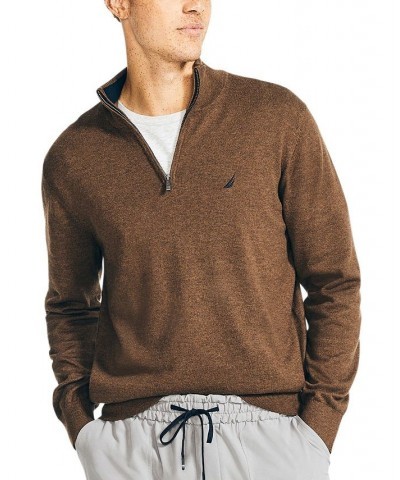 Men's Navtech Classic-Fit Solid Quarter Zip Sweater PD05 $22.06 Sweaters