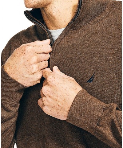 Men's Navtech Classic-Fit Solid Quarter Zip Sweater PD05 $22.06 Sweaters