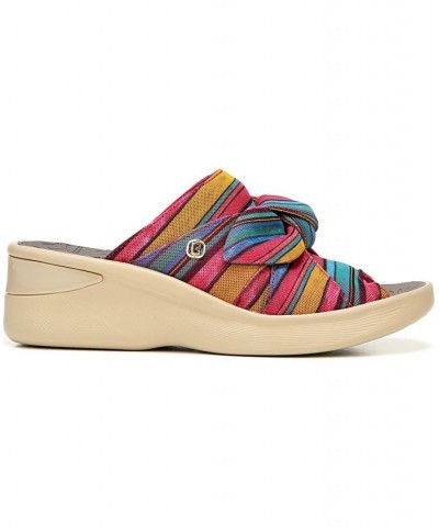 Smile Washable Slide Wedge Sandals Multi $30.80 Shoes