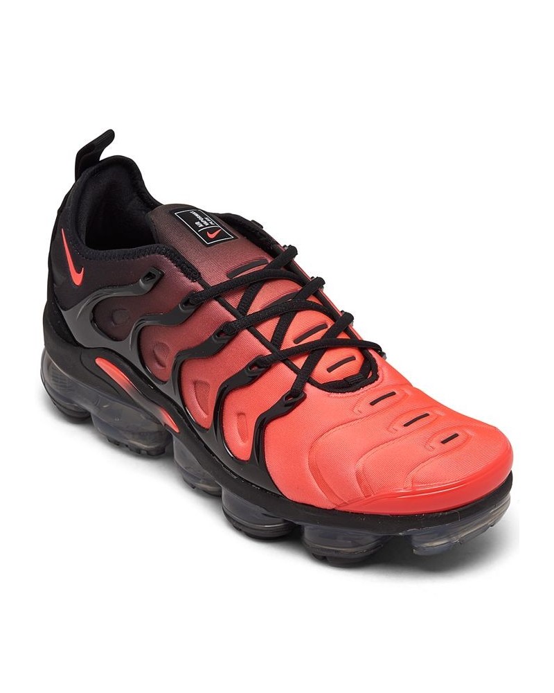 Men's Air VaporMax Plus Running Sneakers Black $66.00 Shoes