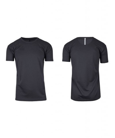 Men's Short Sleeve Moisture-Wicking Quick Dry Performance Tee Black $15.40 T-Shirts