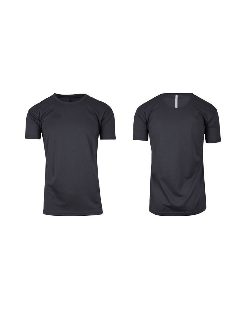 Men's Short Sleeve Moisture-Wicking Quick Dry Performance Tee Black $15.40 T-Shirts