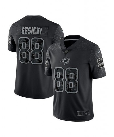 Men's Mike Gesicki Black Miami Dolphins RFLCTV Limited Jersey $63.64 Jersey