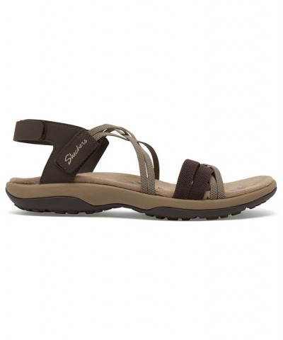 Women's Reggae Slim - It Takes Two Sandals Brown $25.80 Shoes