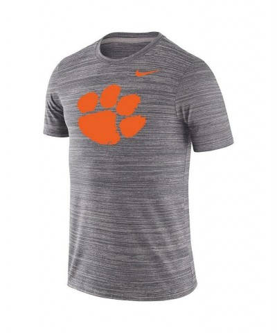 Men's Heathered Charcoal Clemson Tigers Big and Tall Velocity Performance T-shirt $28.04 T-Shirts