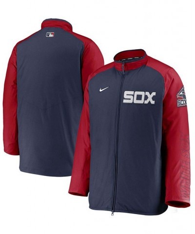 Men's Navy Chicago White Sox Authentic Collection Dugout Full-Zip Jacket $81.90 Jackets