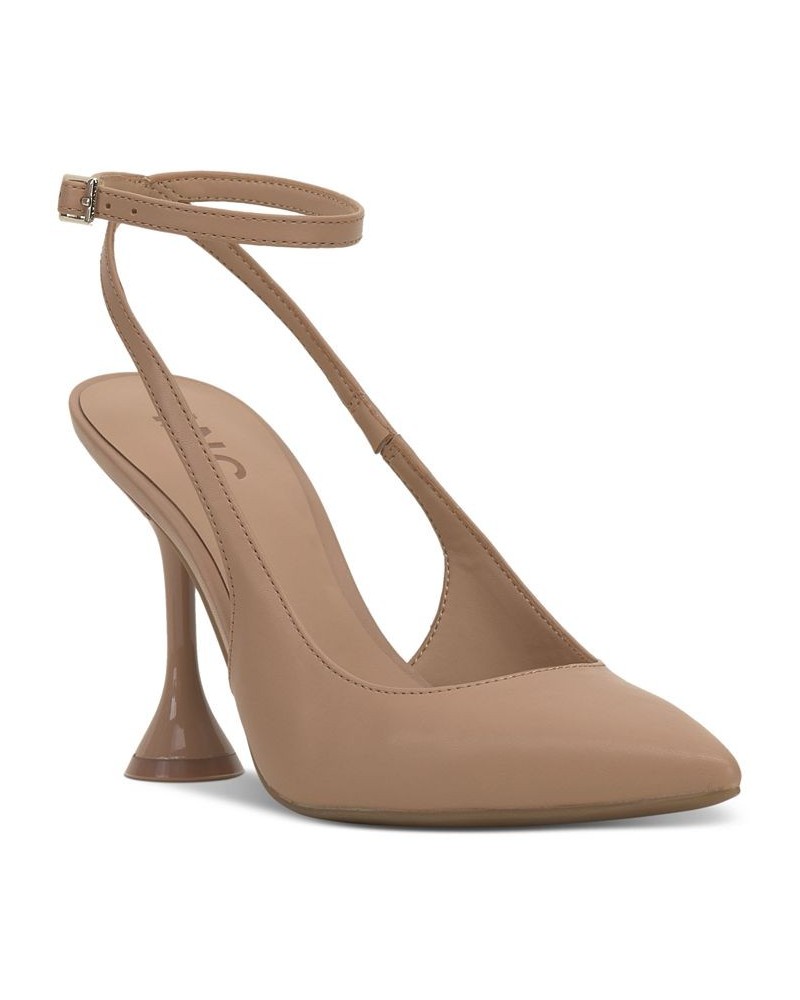 Women's Supira Ankle Strap Pumps Tan/Beige $49.23 Shoes