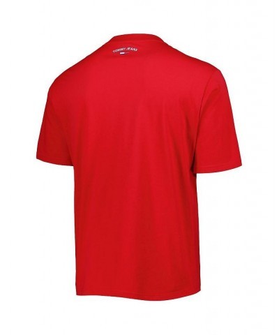 Men's Red Chicago Bulls Mel Varsity T-shirt $26.49 T-Shirts