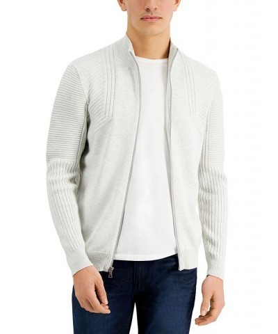 Men's Champ Zip Sweater Gray $21.93 Sweaters