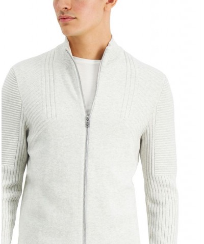 Men's Champ Zip Sweater Gray $21.93 Sweaters