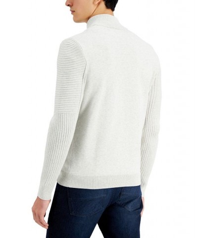 Men's Champ Zip Sweater Gray $21.93 Sweaters