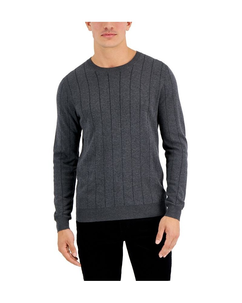 Men's Double-Knit Sweater Gray $15.47 Sweaters