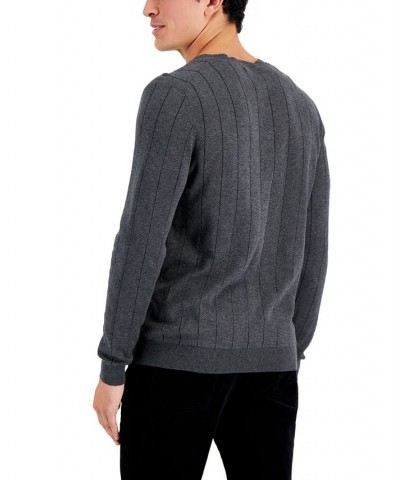 Men's Double-Knit Sweater Gray $15.47 Sweaters