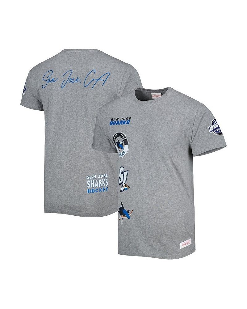 Men's Heather Gray San Jose Sharks City Collection T-shirt $27.30 T-Shirts