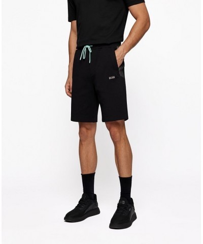 BOSS Men's Cotton-Blend Regular-Fit Shorts Black $53.35 Shorts